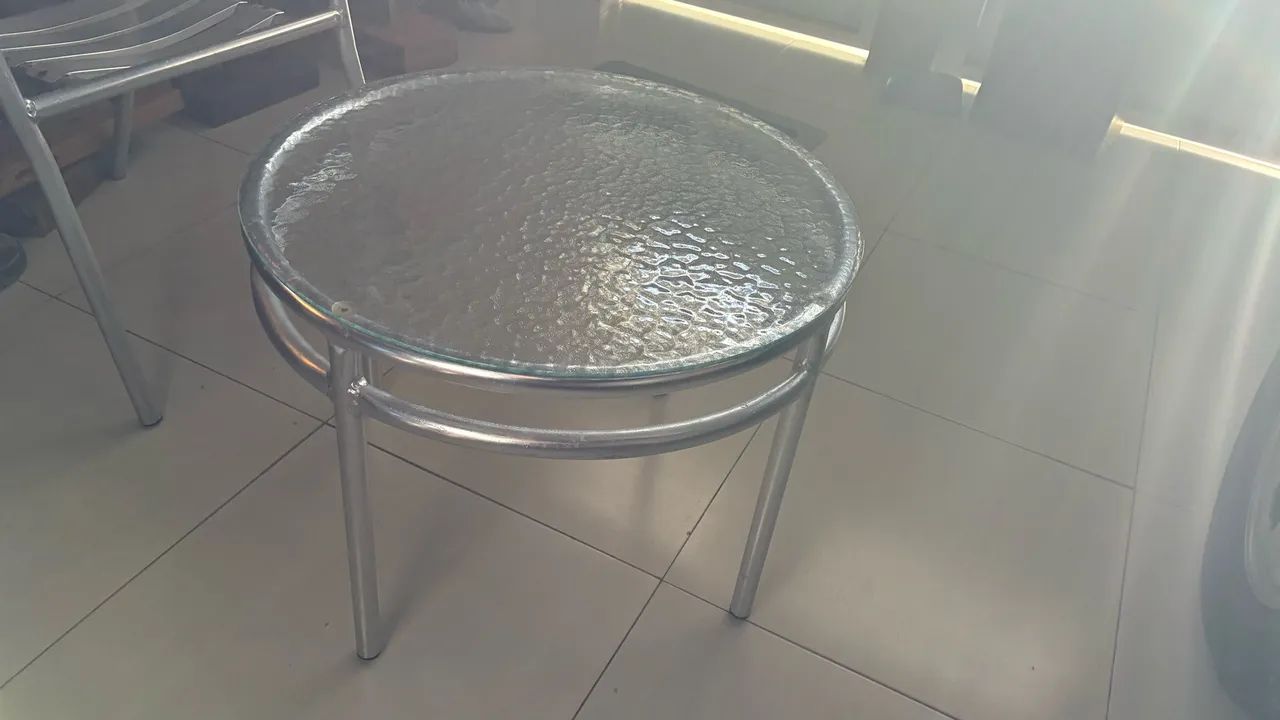 Centro de inox e vidro  - Foto 4