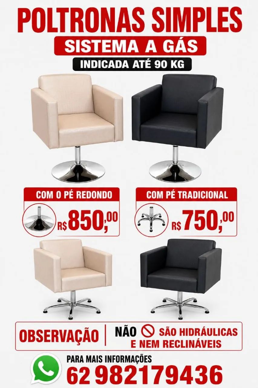 Cadeira para salão a partir de 750.00 - Foto 5