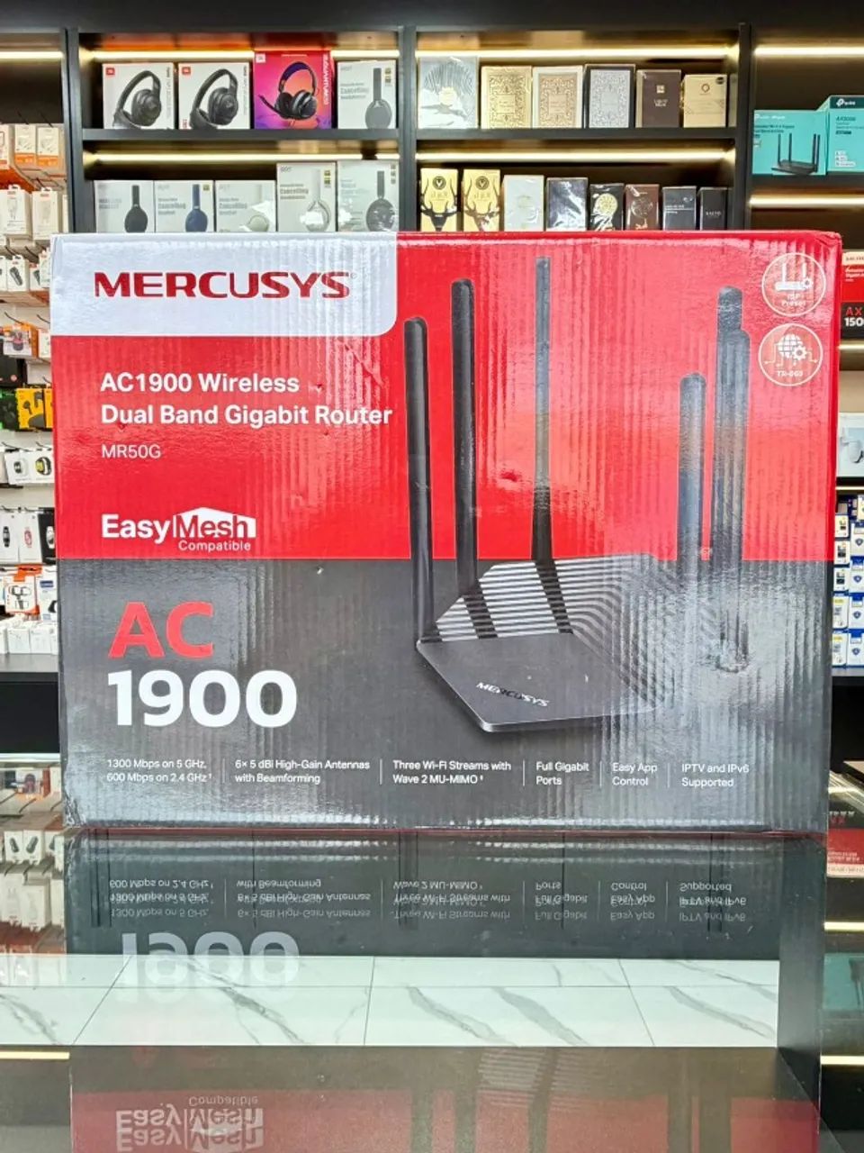 Roteador Mercusys MR50G AC1900 Dual Band Gigabit 