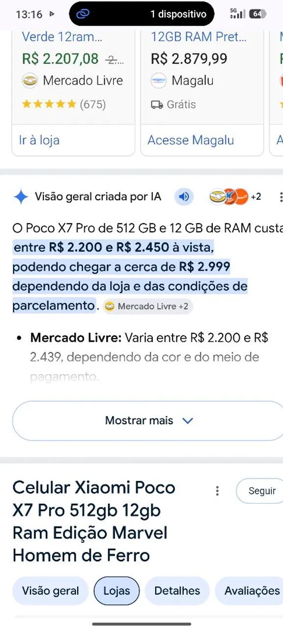 Poço X7 pro 528GB - Foto 2