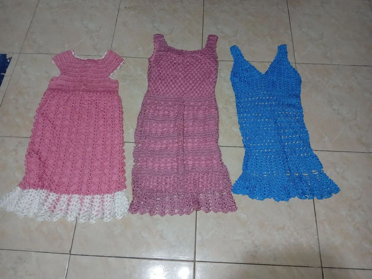 BAIXEI PRA VENDER Vendo vestidos de crochê  