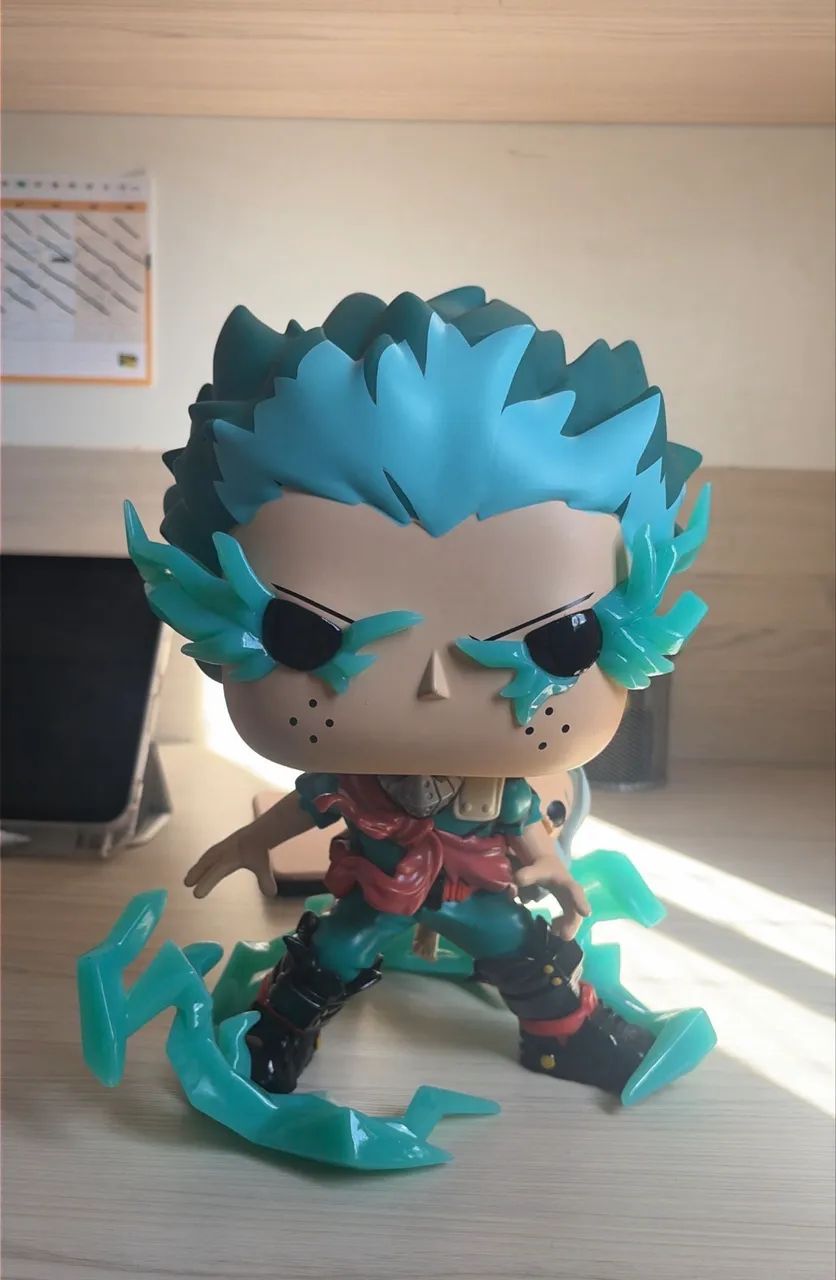 Funko gigante deku/izuku midoriya com eri