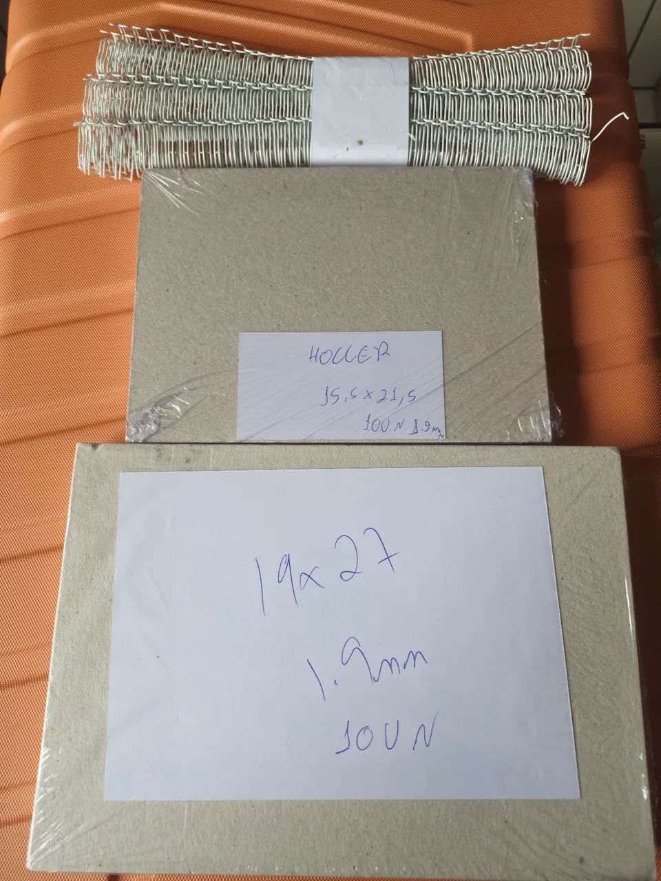 Kit encadernação.