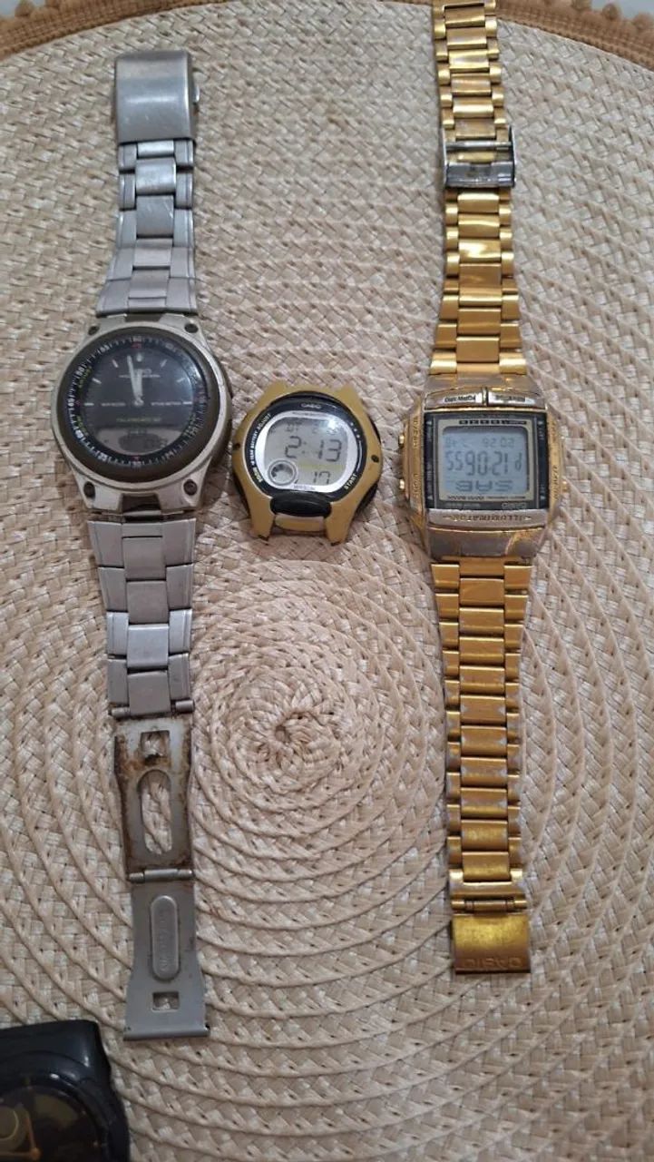 Lote de relógios SUCATA Casio  - Foto 3