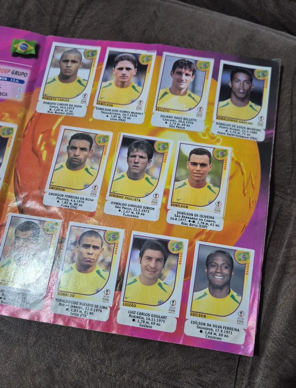 Álbum da Copa do Mundo de 2002 (Penta) - Foto 3