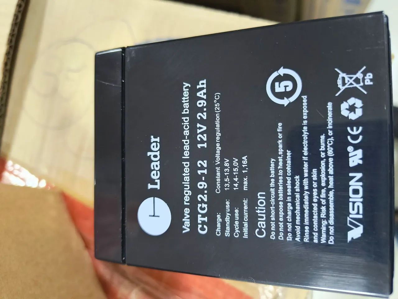 Bateria CTG2.9-12 12V. 2.9AH - Foto 5