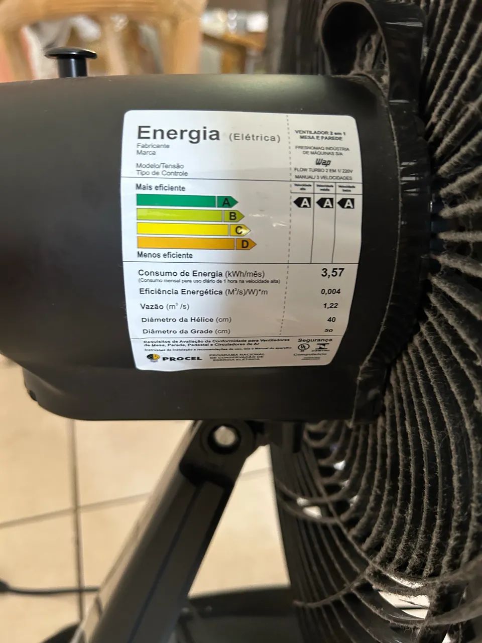 Ventilador 8 Pás WAP Flow Turbo - Foto 3