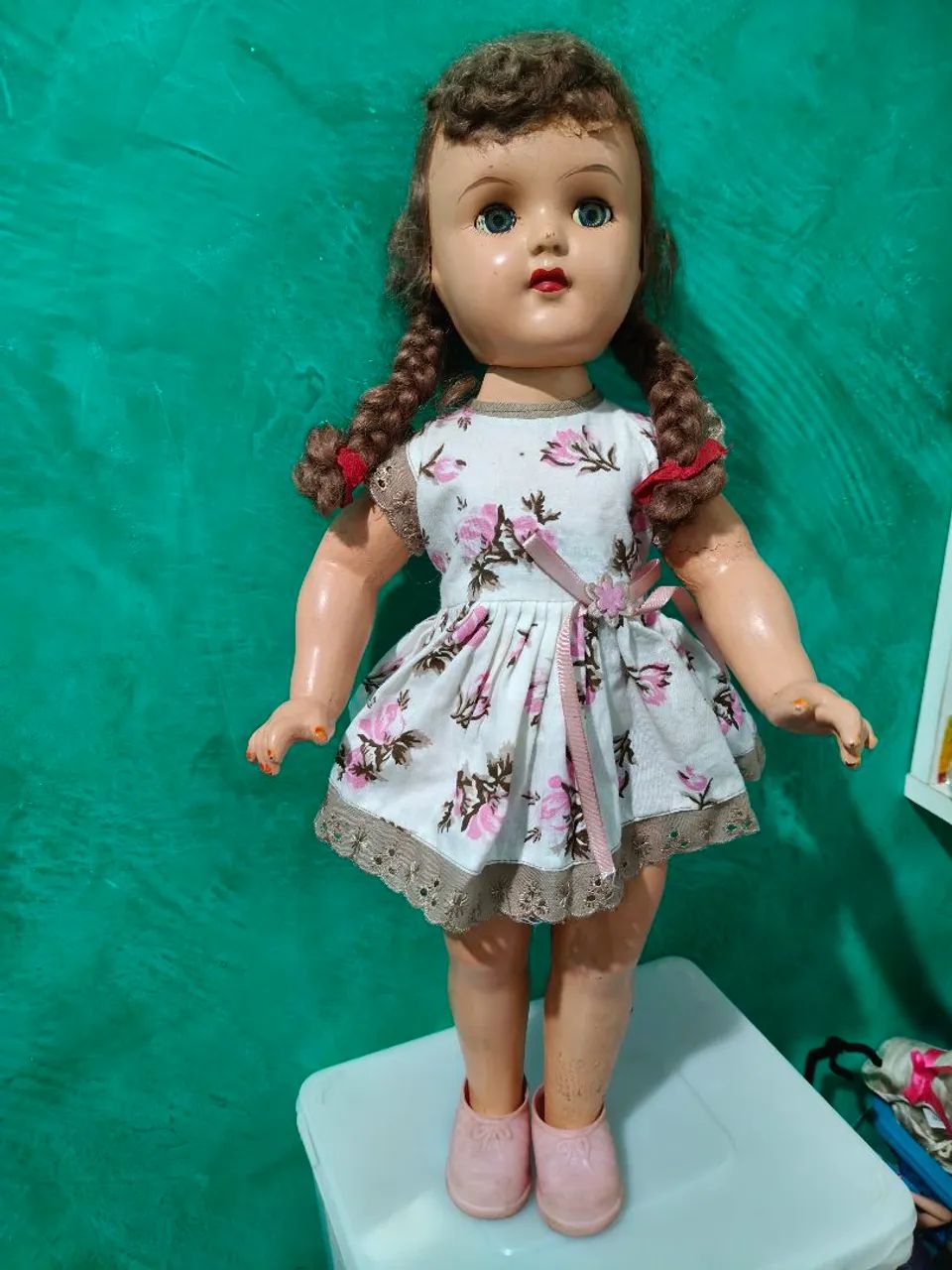 Boneca de massa antiga  - Foto 3