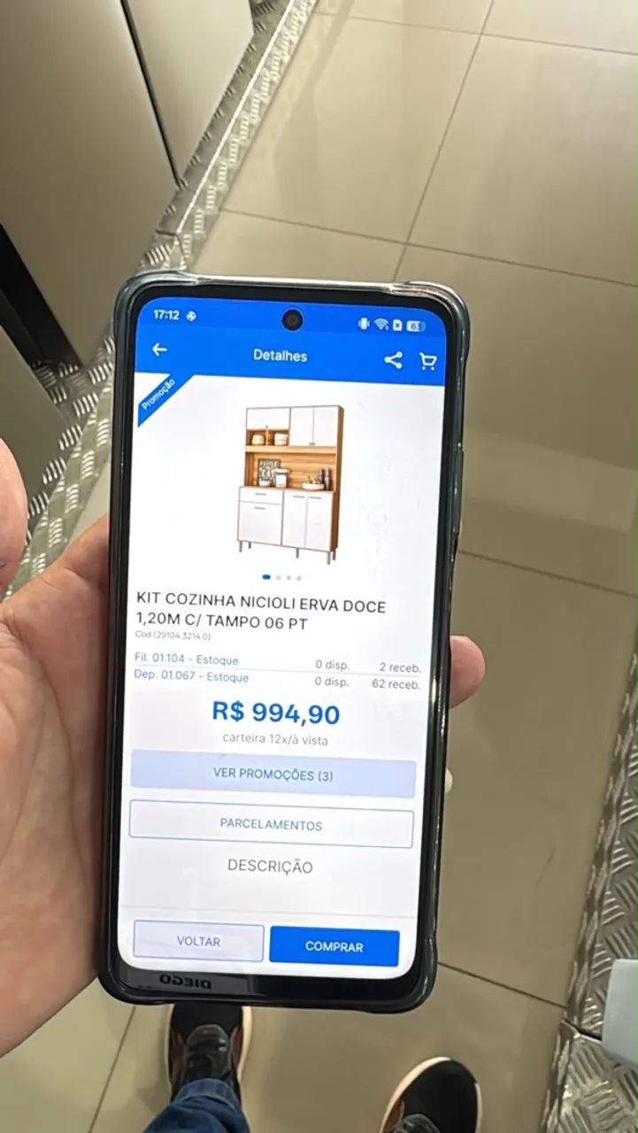 Na caixa , nunca usado 