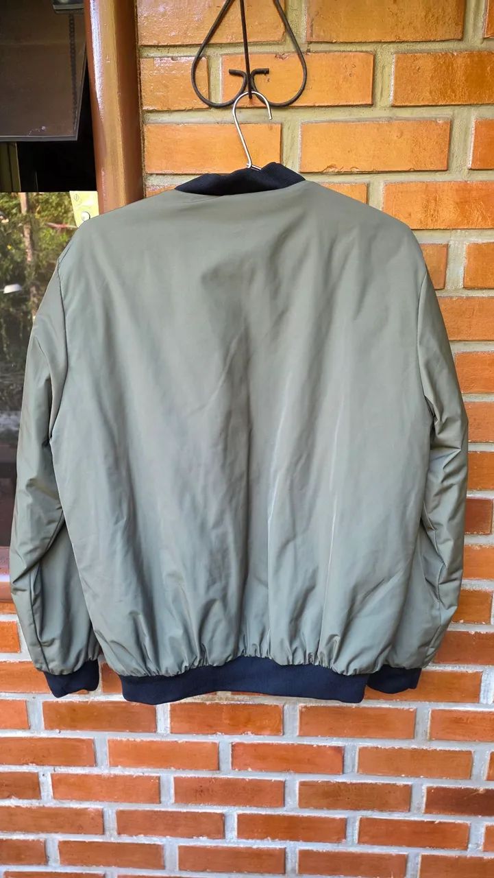 Jaqueta bomber verde militar - Foto 2