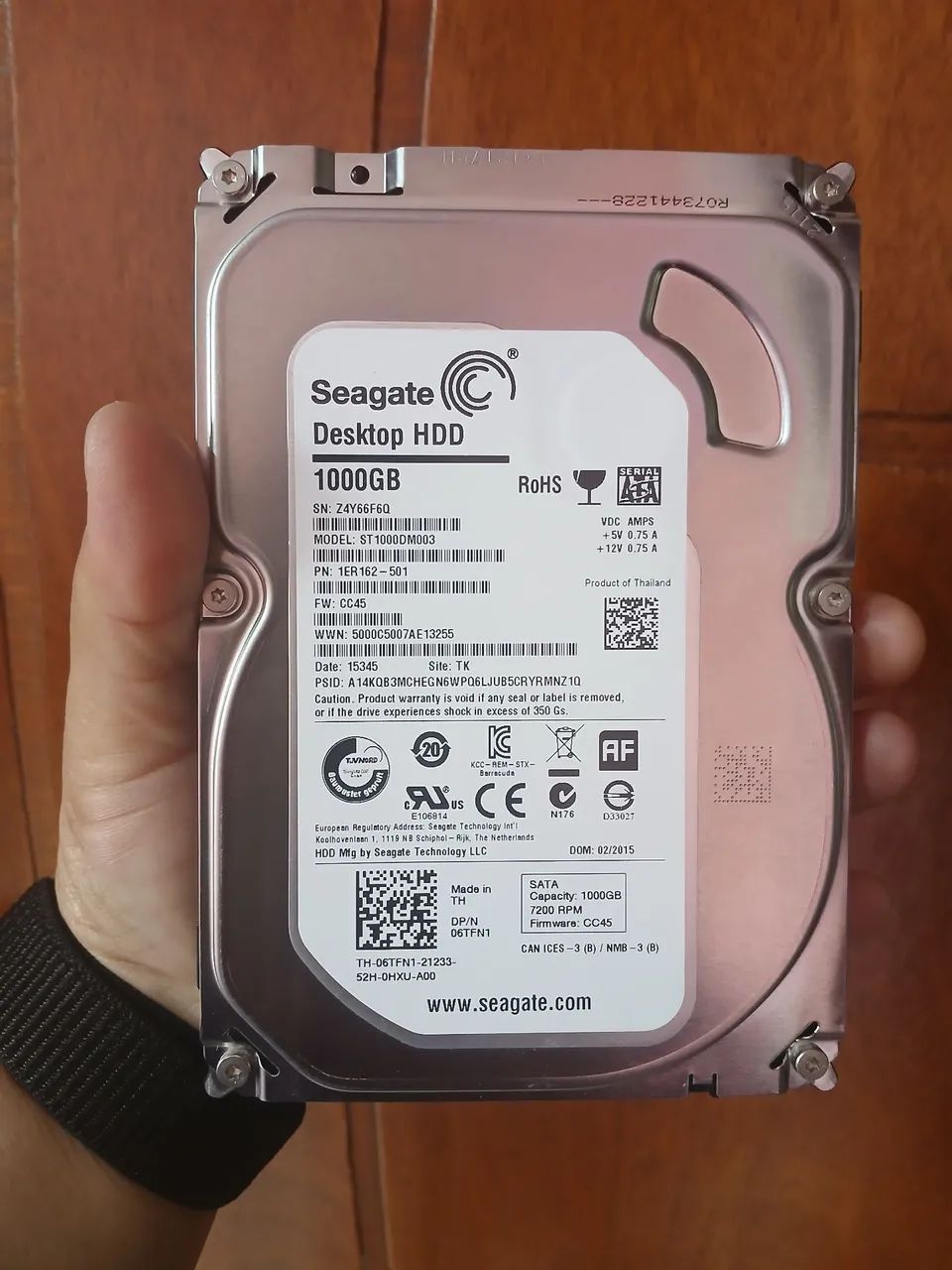 Hd Seagate  Desktop 1TB