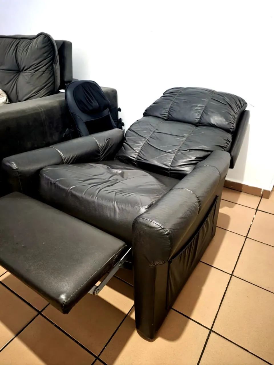 Poltrona reclinável de Couro - Foto 2