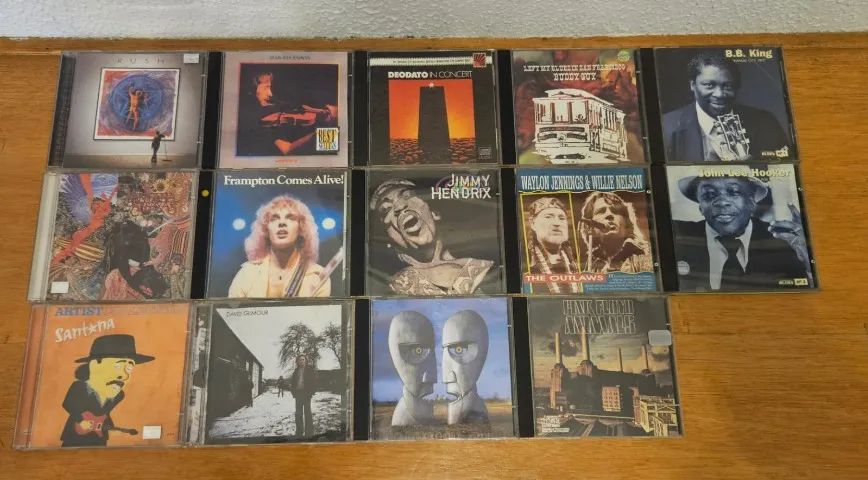 CDs Rock Internacional ORIGINAIS - Lote com 14 CDs