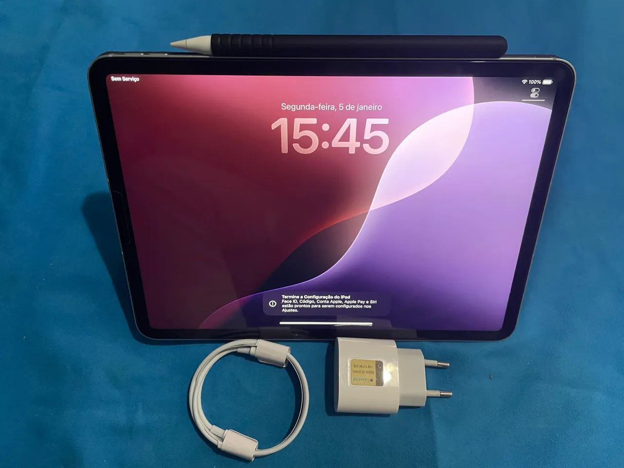 iPad Pro M2 (4ª geração) 11p 256GB Wi-Fi e 5G Cinza Espacial  + Apple Pencil (2ª geração)