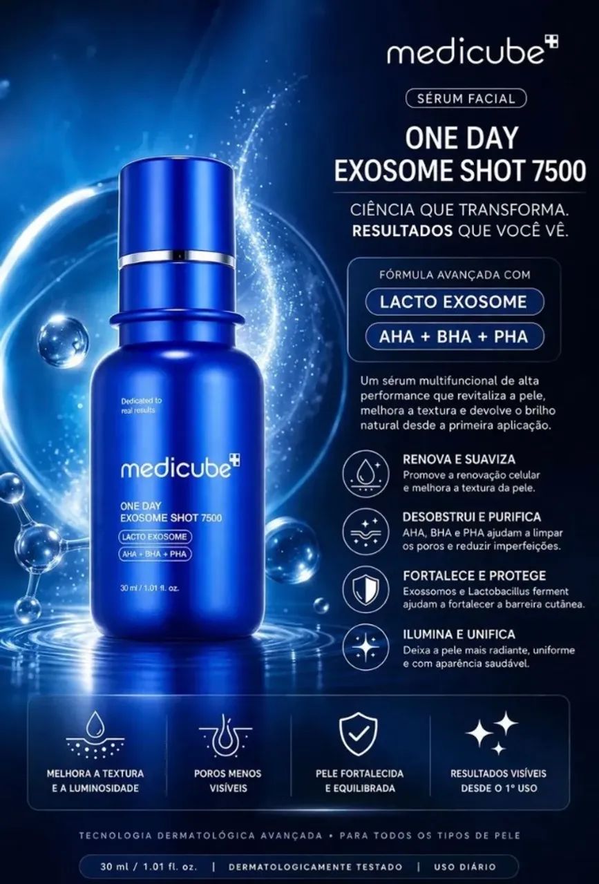 ONE DAY EXOSOME SHOT 7500 MEDICUBE - PRODUTO ORIGINAL - Foto 3