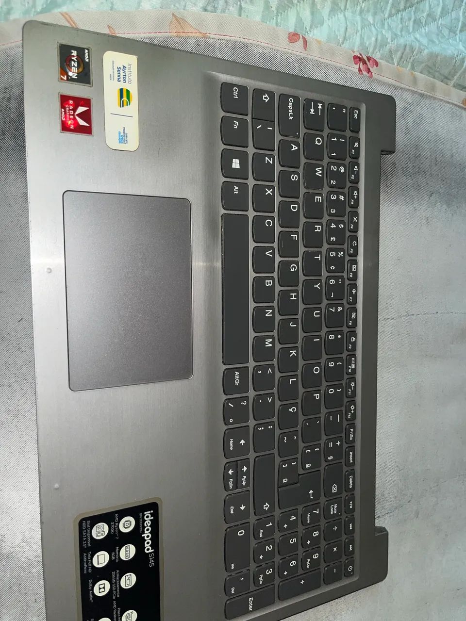 Sucata Lenovo IdeaPad S145 - Carcaça + Teclado + Placa - Foto 4