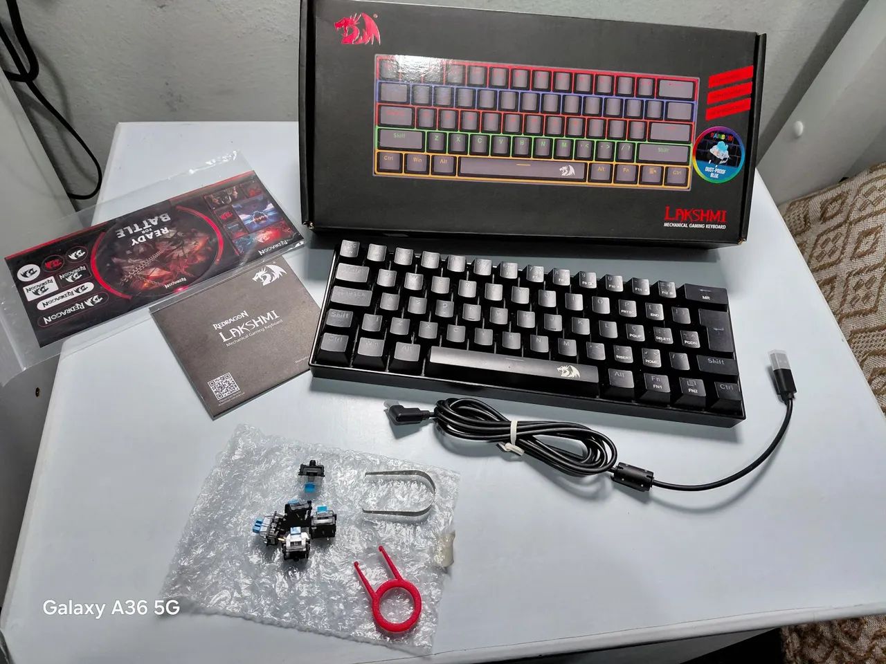 Teclado gamer mecânico 