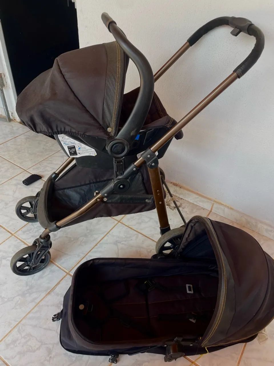 Carrinho de bebê + bebê conforto  - Foto 2