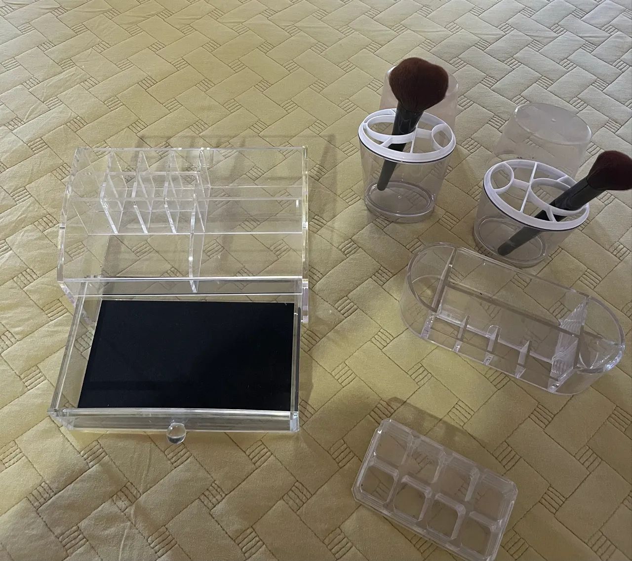Kit organizador de maquiagem de acrílico  - Foto 5