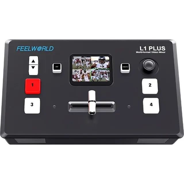Misturador FeelWorld L1 Plus V2 Multi-câmera PTZ Controle Touch