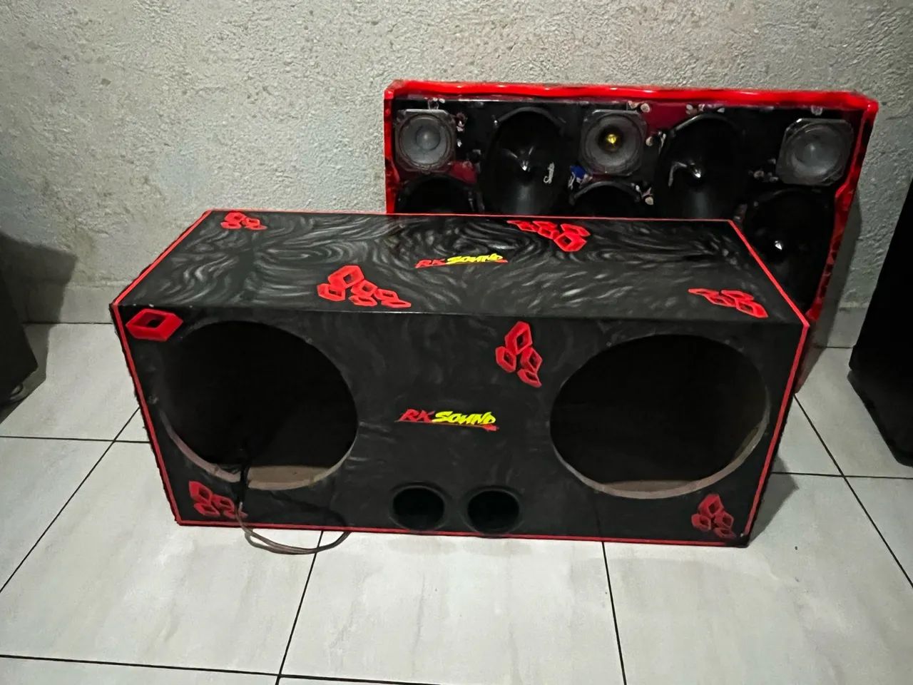 Caixa pra 2 graves - Foto 3