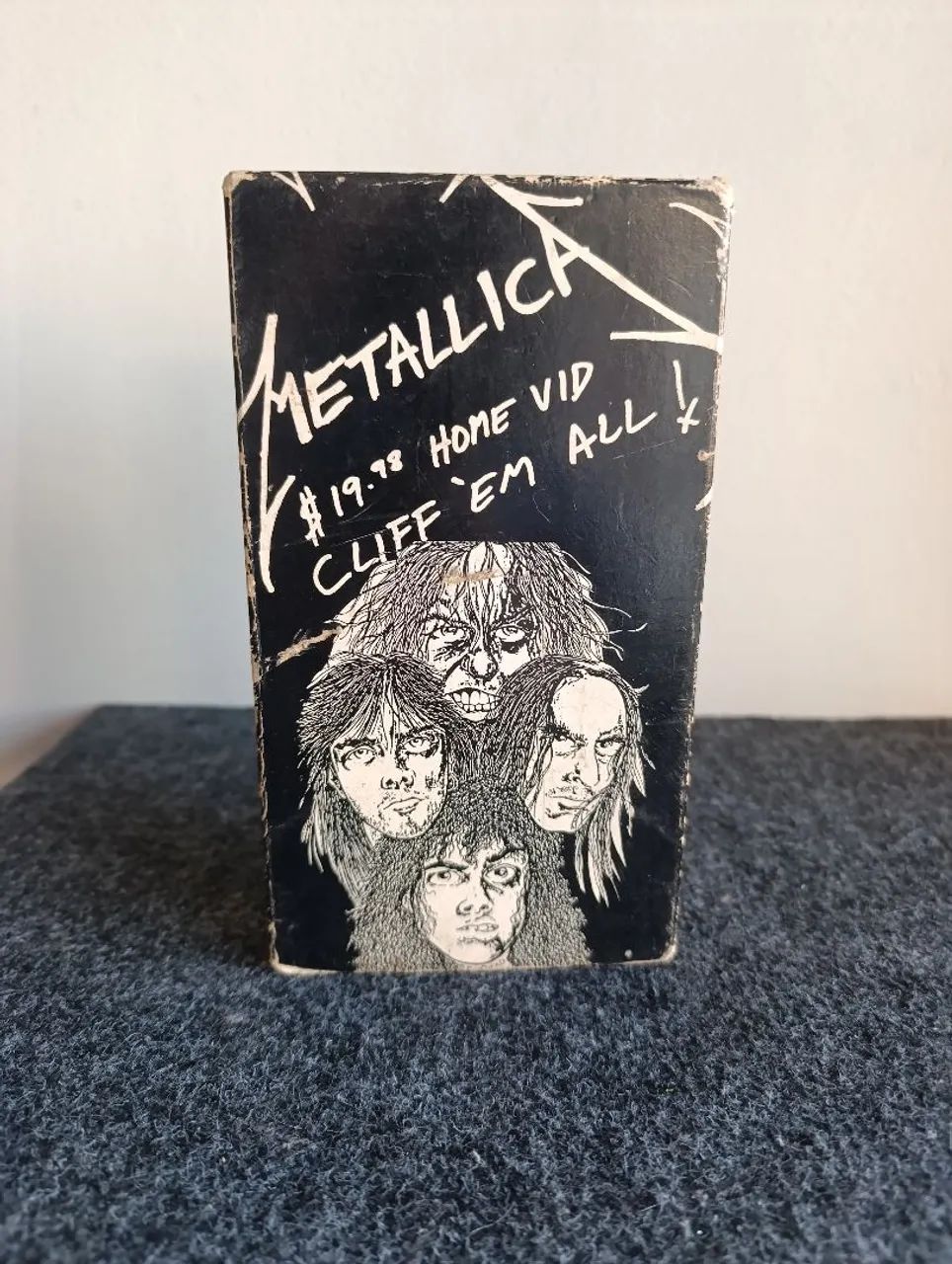 VHS Metallica Cliff Em All - 1987 
