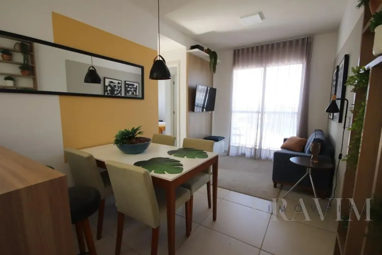 Apartamento decorado com 2 quartos com suíte em Chácara Parreiral - Serra - ES