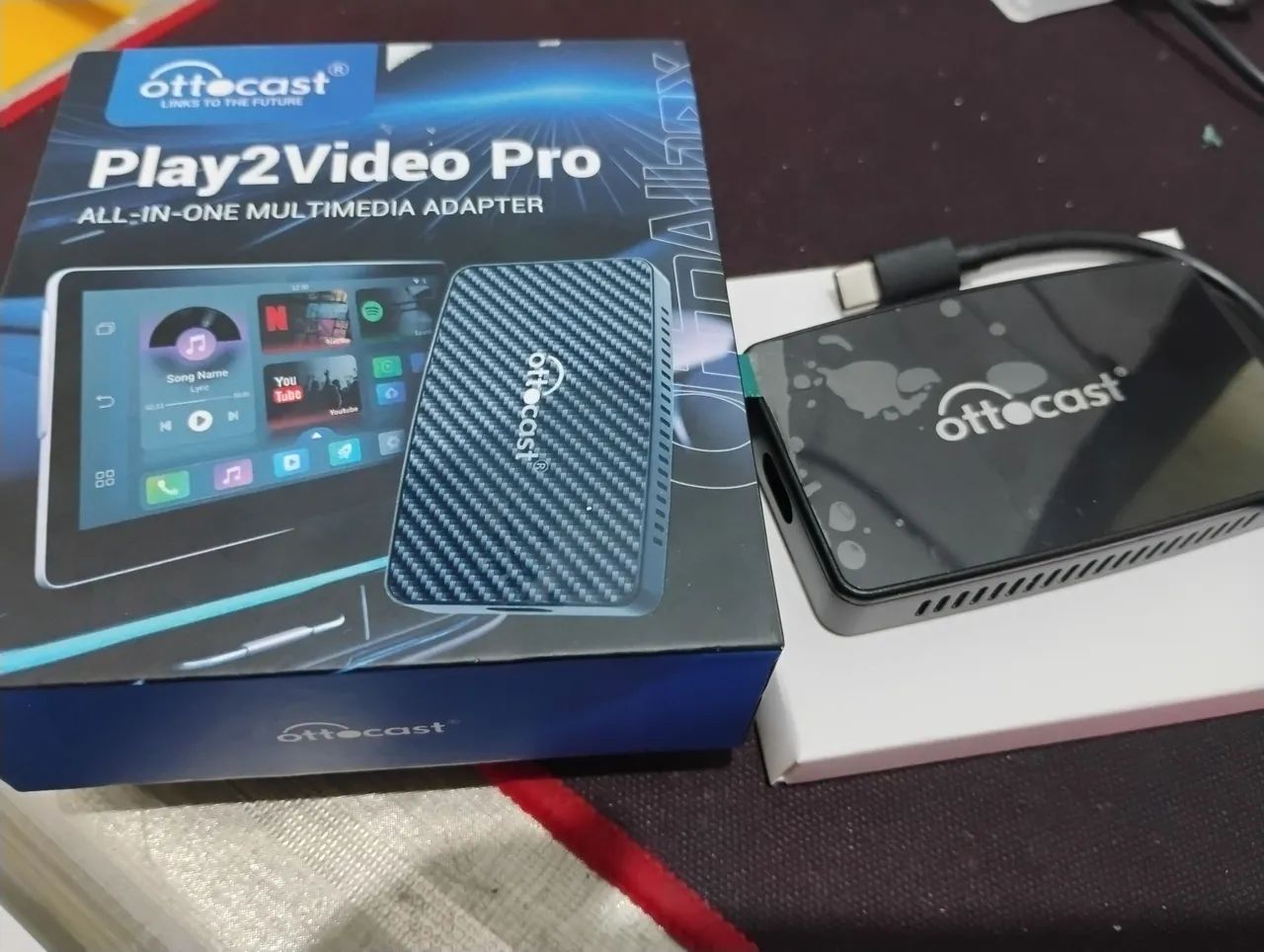 Adaptador Multimídia Ottocast Play2Video Pro - Netflix, Youtube, Carplay e Android Auto  - Foto 2