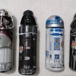 Bubbles Star Wars (Colecionadores) - Captain Phasma Head, Darth Vader, R2D2, Kylo Ren