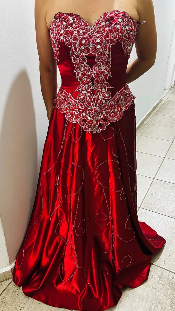 Debutante vermelho Lindo - Foto 3