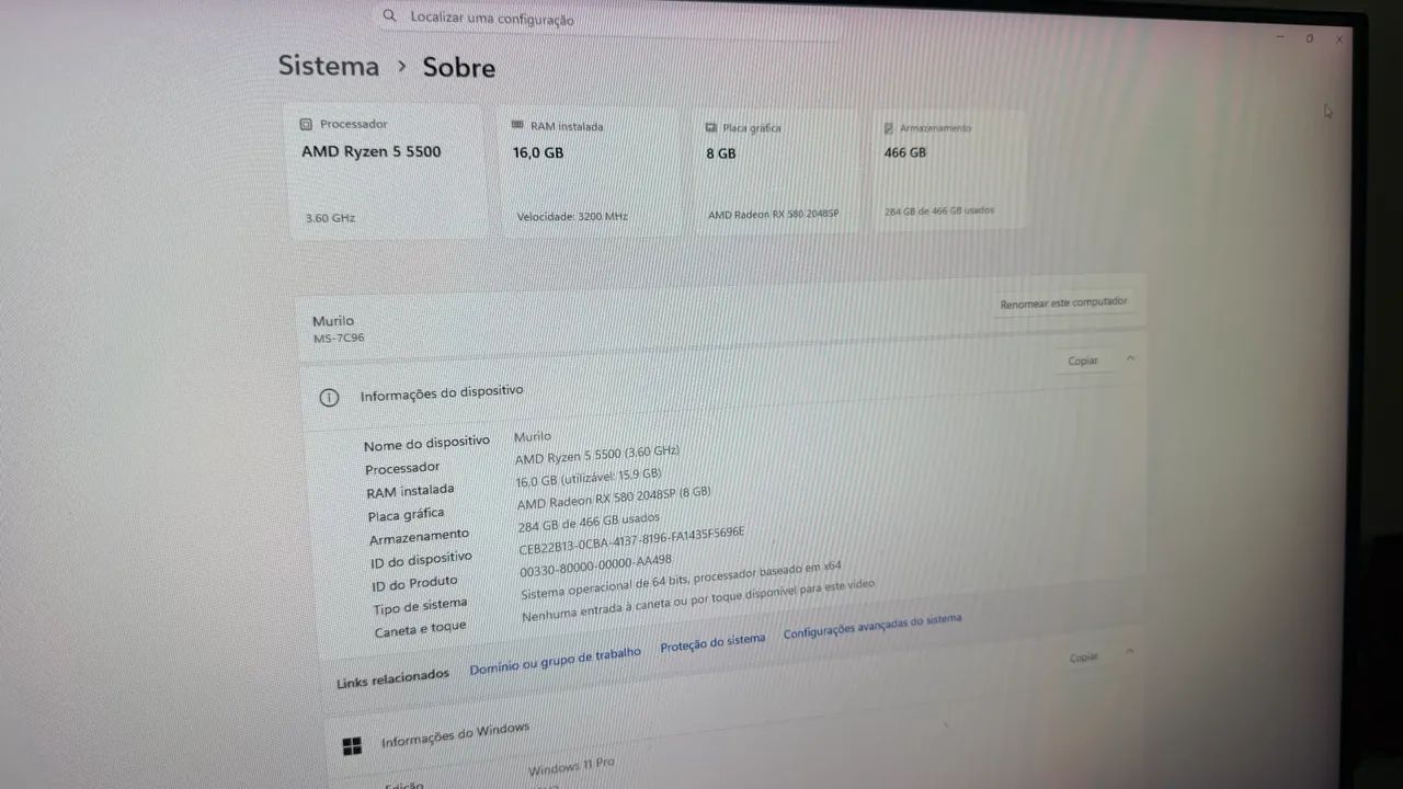 Placa de video rx 580 8gb - Foto 2