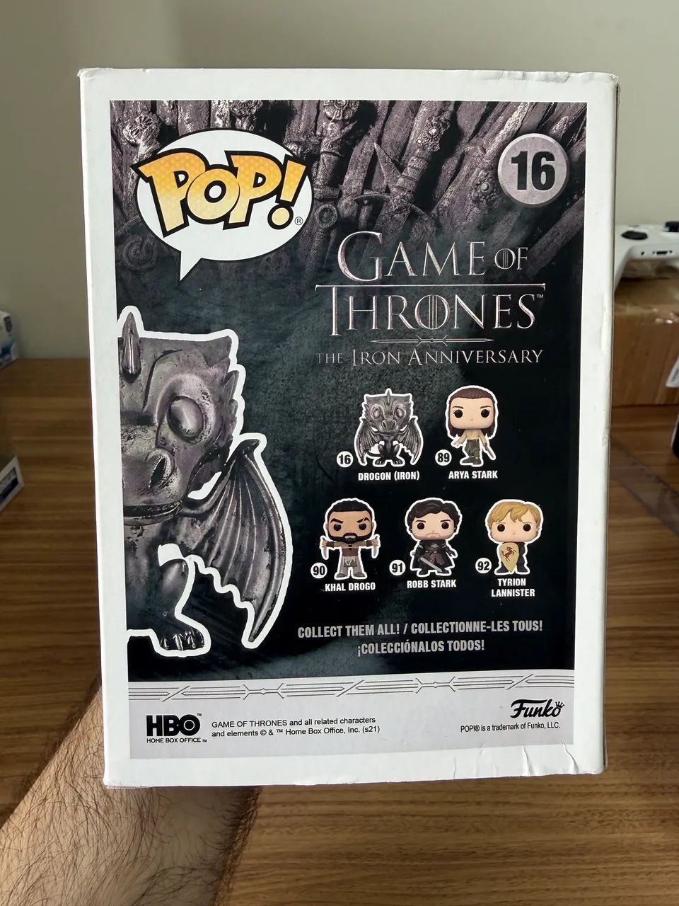 Funko Pop Drogon (iron) Game of thrones - Foto 3