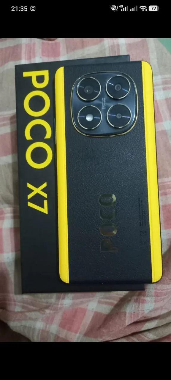 Poco x7 vendo ou troco samsung ou iPhone 