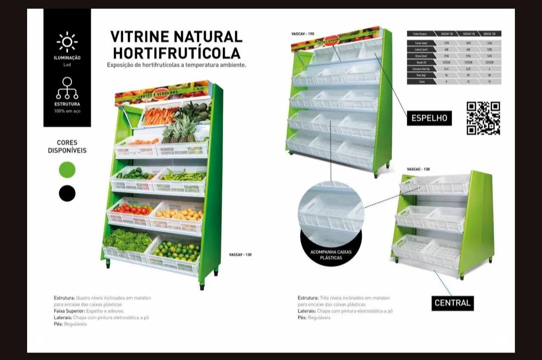 Verdureiro novo 12caixas