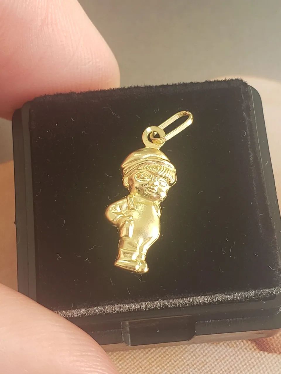 Pingente Menino Ouro 18k  - Foto 2