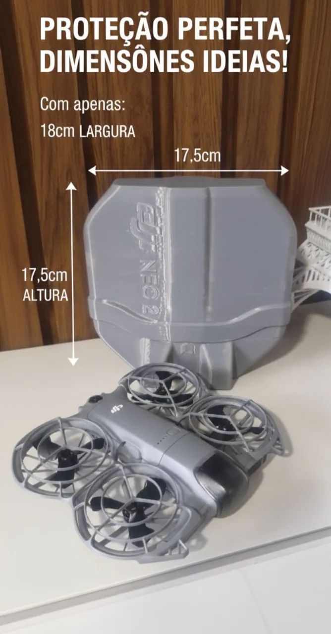 Dji Neo 2 / Case Com Espaço Para Proteção Da Antena - Foto 5