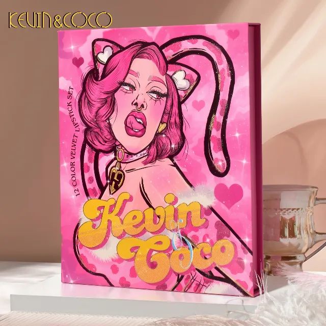 Paleta de maquiagem kevine e coco 78 cores