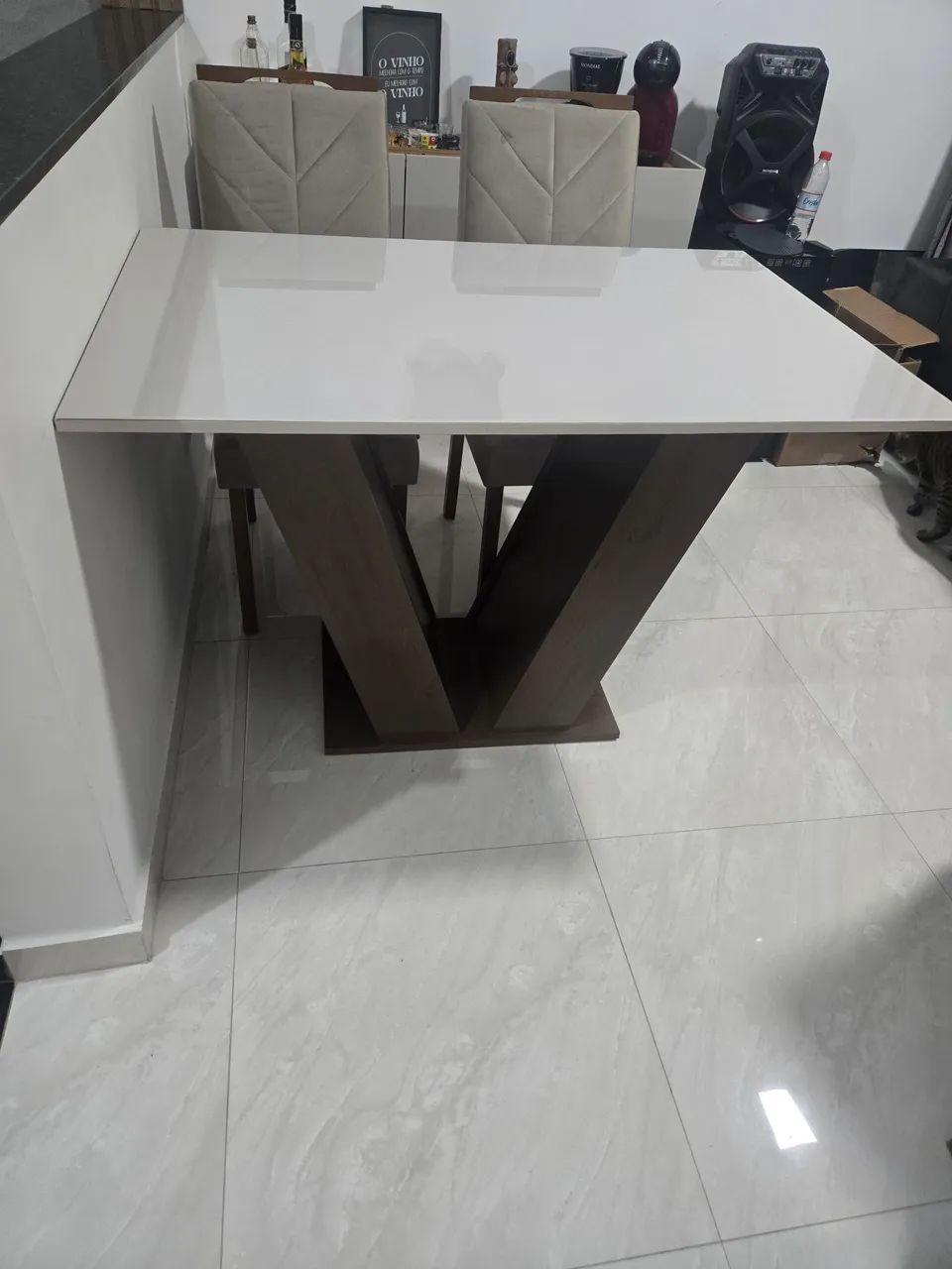 Mesa de jantar com 4 cadeiras - Foto 4