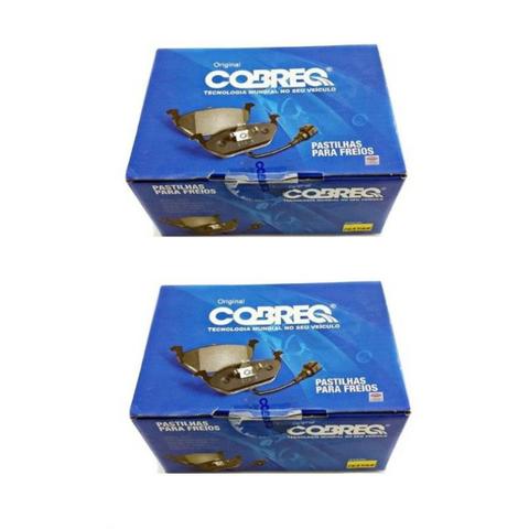 Kit Pastilha de Freio Dianteira e Traseira Original Cobreq Ford Fusion 2006 a 2012
