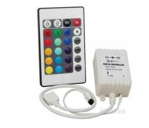 Fita de Led colorida, completa! Fita, Fonte, Central com controle - Foto 3