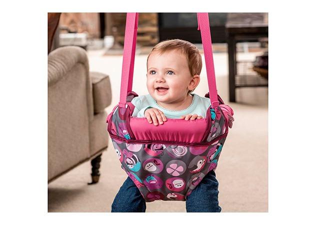 Jumper para Porta - Bumbly - Rosa - Evenflo Pula-Pula- Aceito cartão de crédito via Picpay - Foto 4