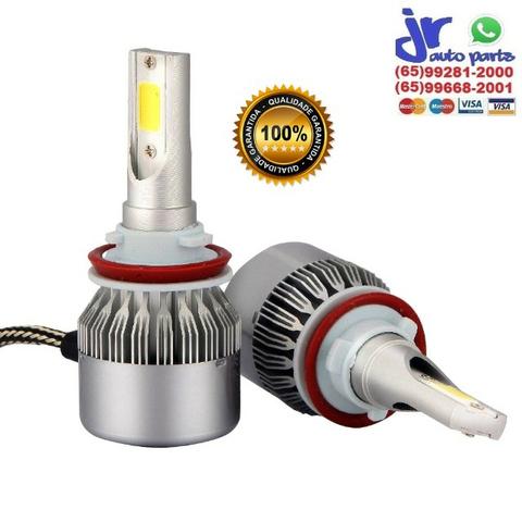 H9 - Kit Lâmpada Ultra LED H9 6000K 12V 24V - Foto 2