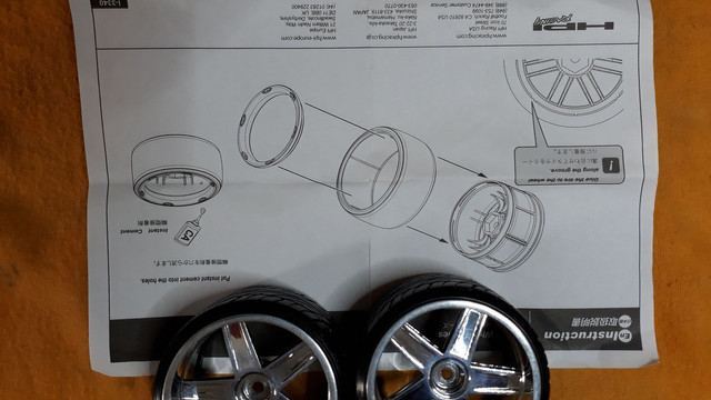 Rodas e pneus HPI Racing originais drjft LP 35 - Foto 3