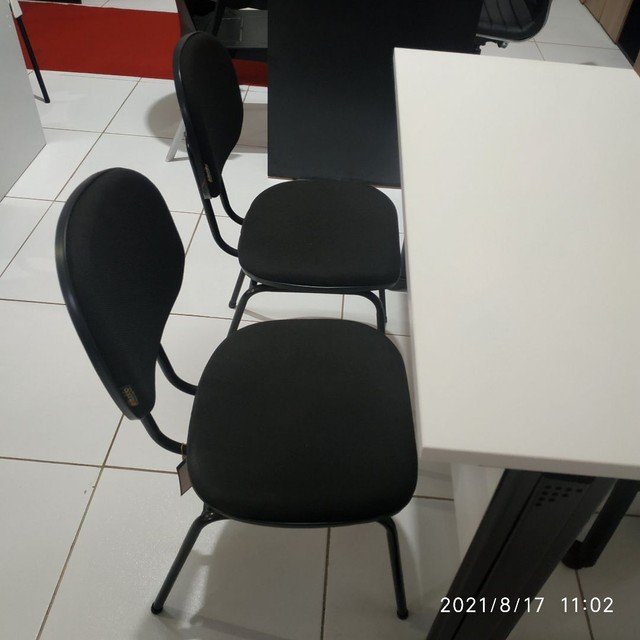 Cadeiras fixas escritório - Foto 4
