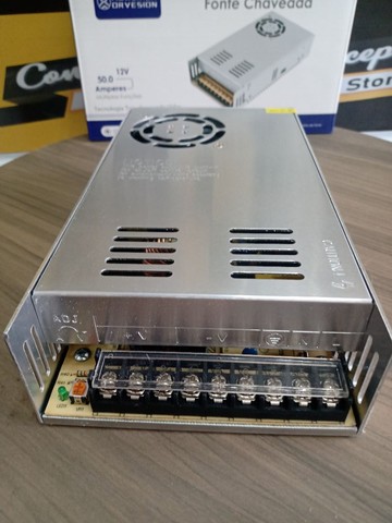 Fonte Chaveada 12V 50A - Novo - Foto 5