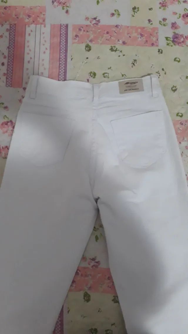 Calça jeans branca Sawary 