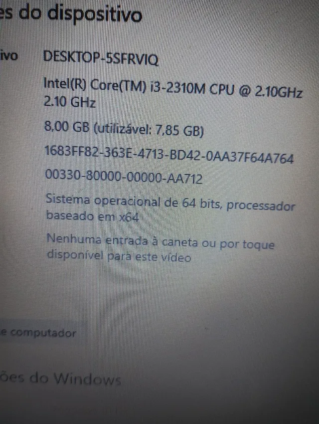 Notebook Positivo Premium Intel Core i3 2310M 2ª Geração 6 GB de