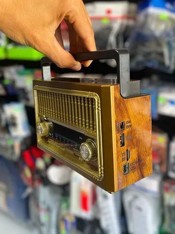 Rádio Retrô Bluetooth Kongur LX-119 - Foto 5