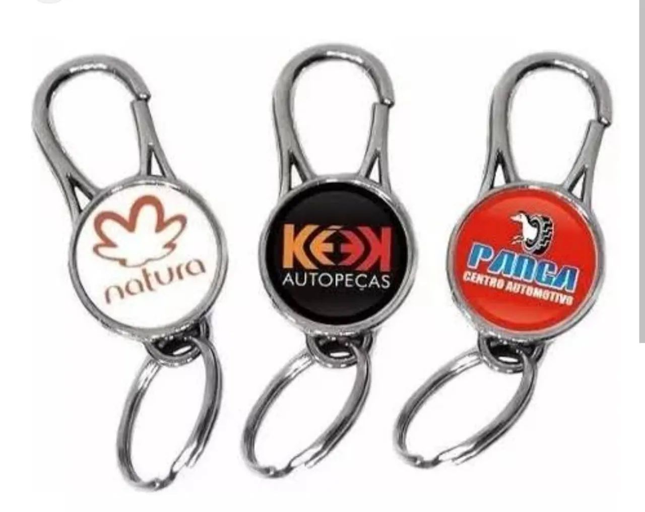 Chaveiros personalizado com sua logo, marca sua mensagem - Foto 3