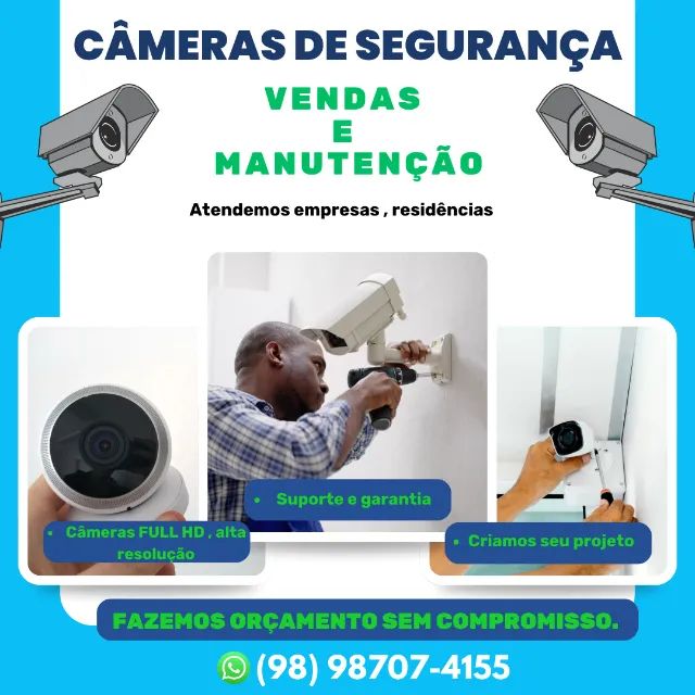 Câmeras de segurança cftv